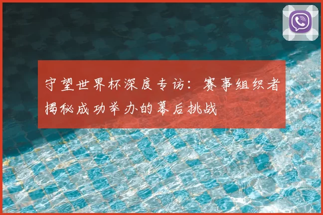 守望世界杯深度专访：赛事组织者揭秘成功举办的幕后挑战