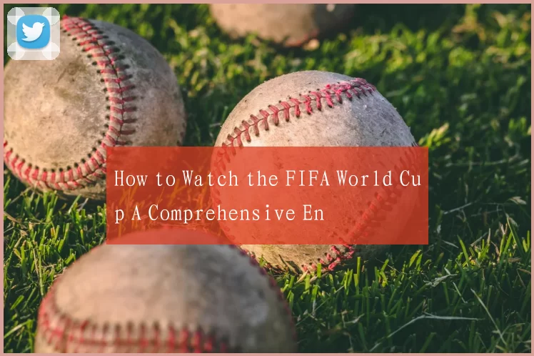 How to Watch the FIFA World Cup A Comprehensive En