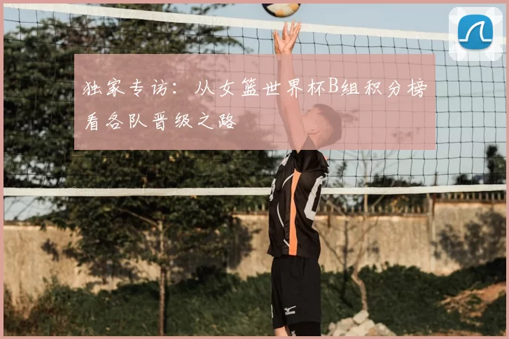 独家专访:从女篮世界杯B组积分榜看各队晋级之路
